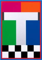 Dazzle Letter T by Sir Peter Blake